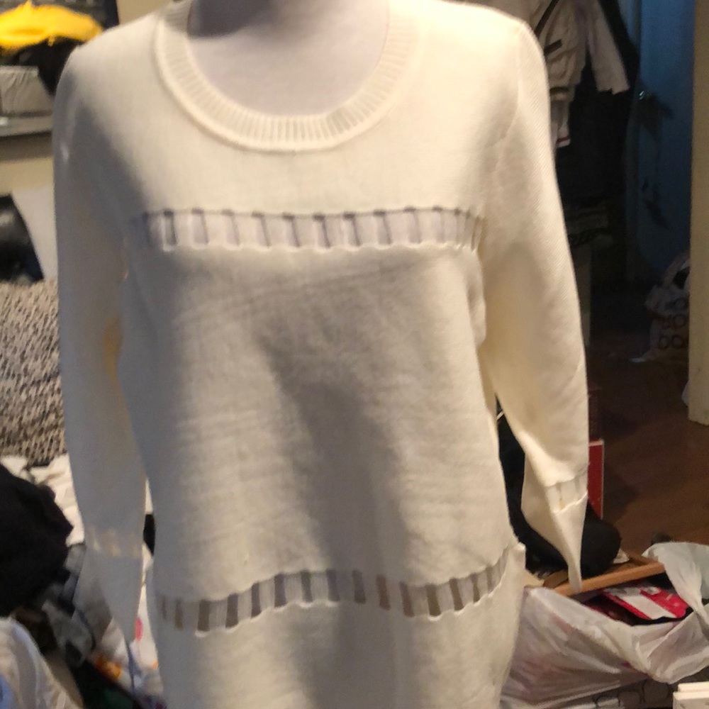 Cream sweater